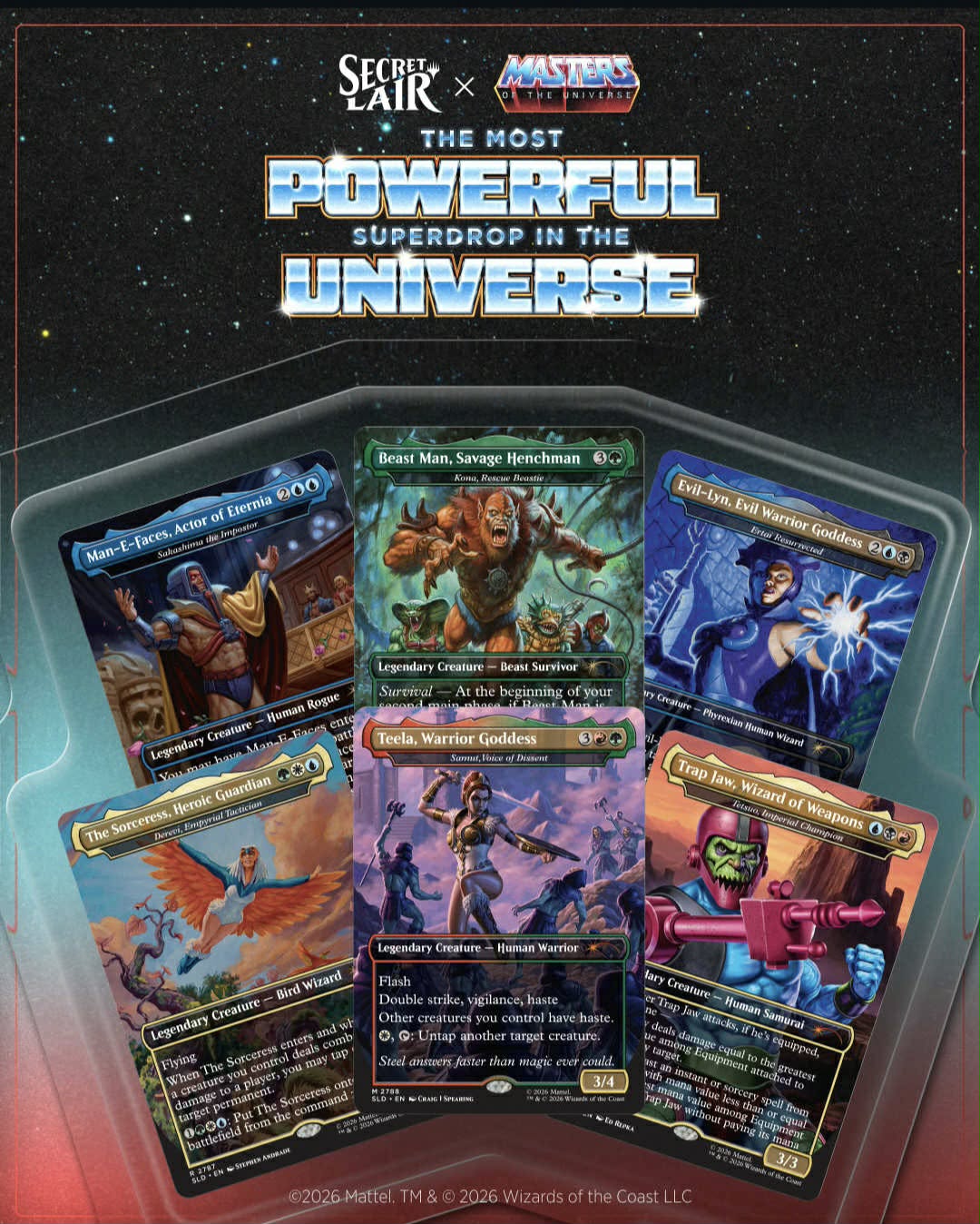 Magic the Gathering: Secret lair - Masters of the Universe: Allies and Enemies of Eternia