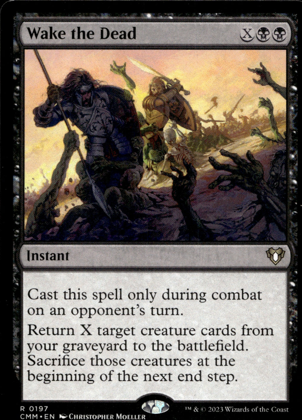 Wake the Dead #197 Commander Masters NM