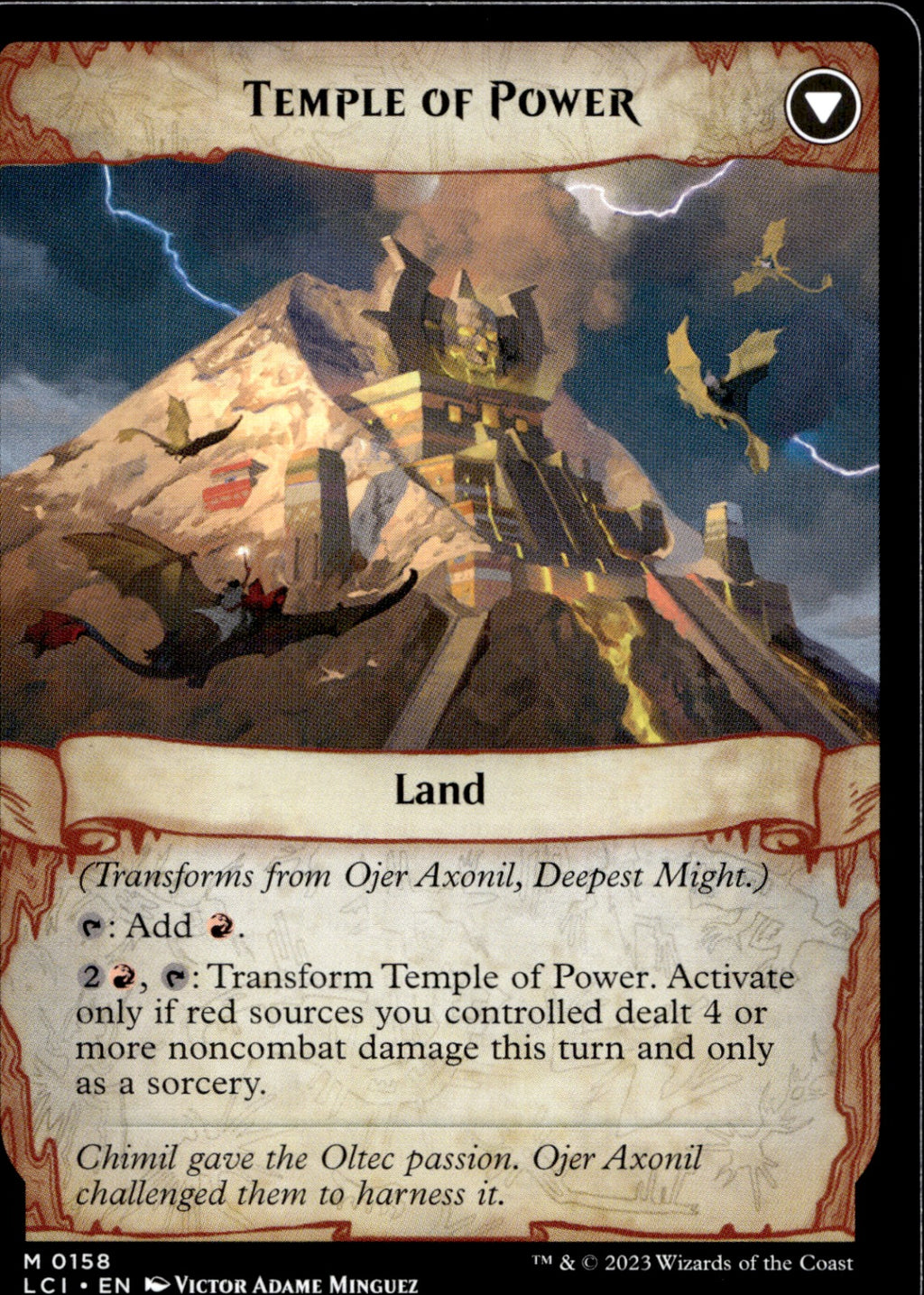 Ojer Axonil Deepest Might #158 The Lost Caverns of Ixalan NM