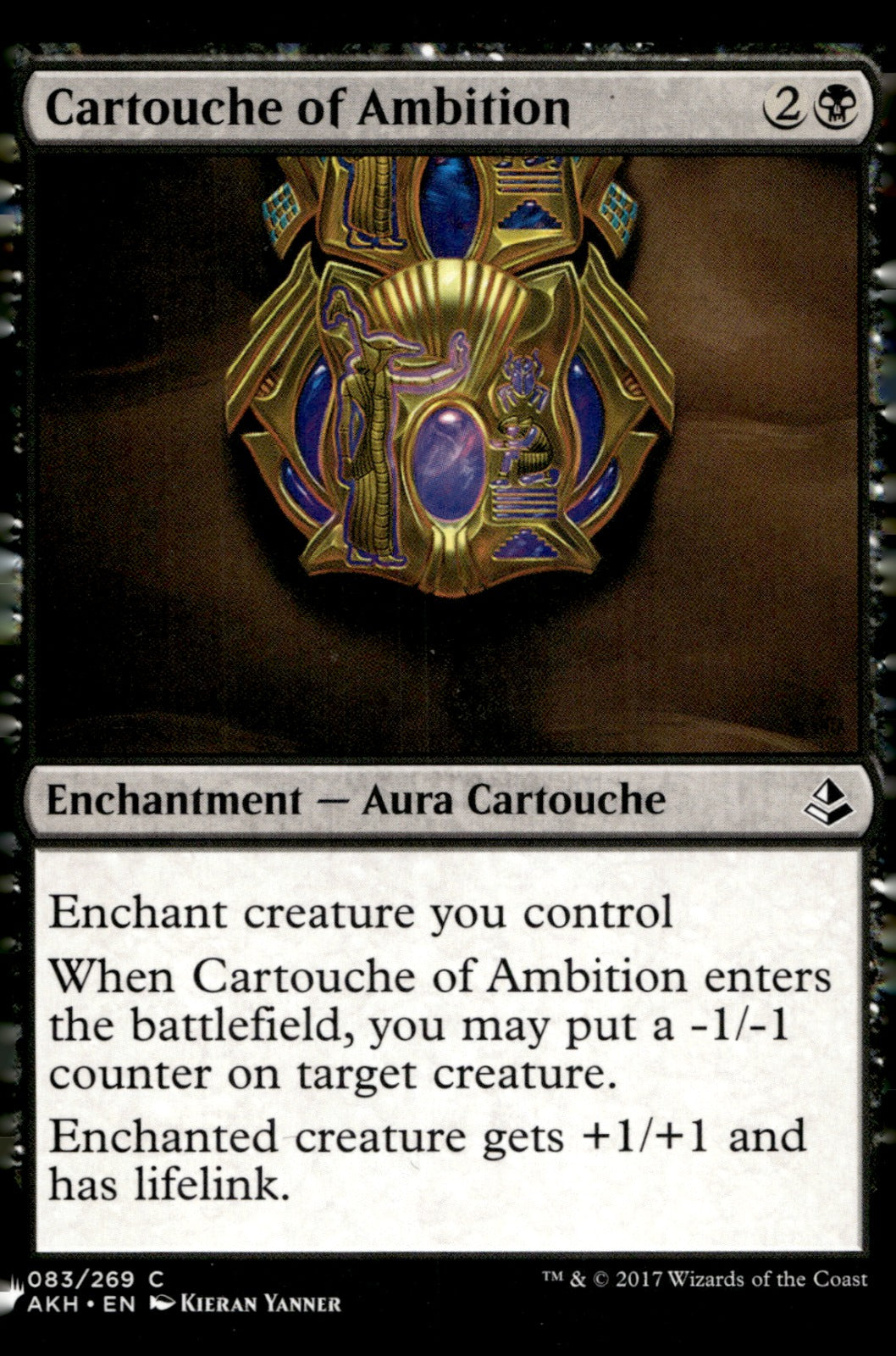 Cartouche of Ambition #83 Amonkhet NM