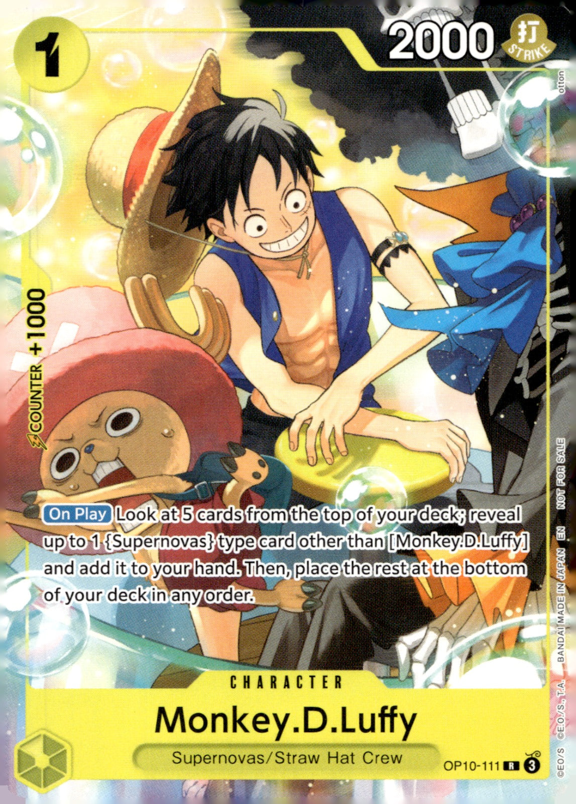 Monkey.D.Luffy  (Welcome Pack 2026 Vol.1) (OP10-111) One Piece Promotion Cards NM