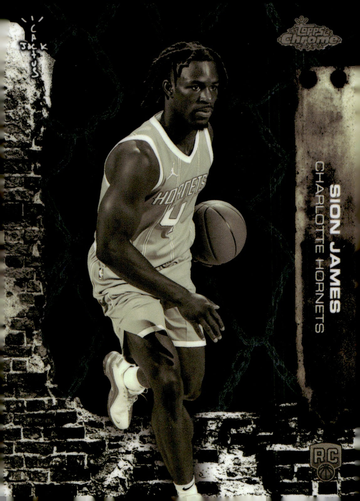 Sion James #93 RC Topps Cactus Jack Charlotte Hornets NM