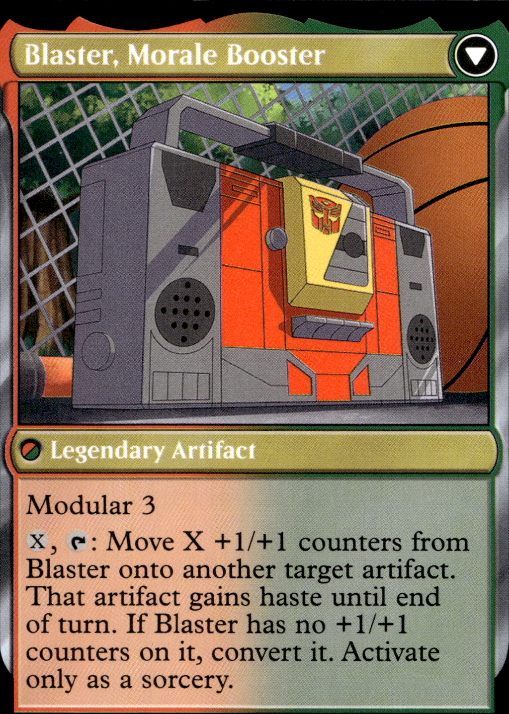 Blaster Combat DJ #8 Universes Beyond: Transformers NM