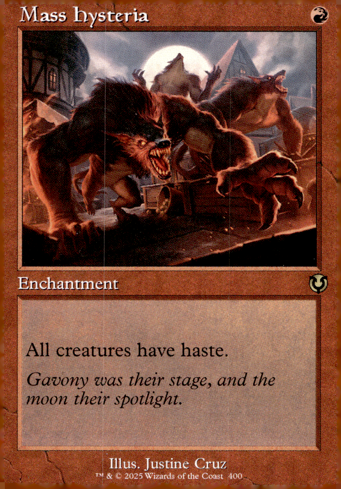 Mass Hysteria (Retro Frame) #400 Innistrad Remastered NM