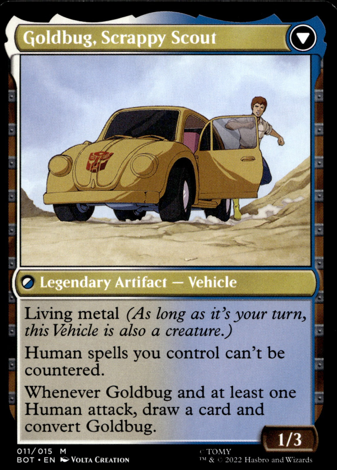 Goldbug Humanitys Ally #11 Universes Beyond: Transformers NM