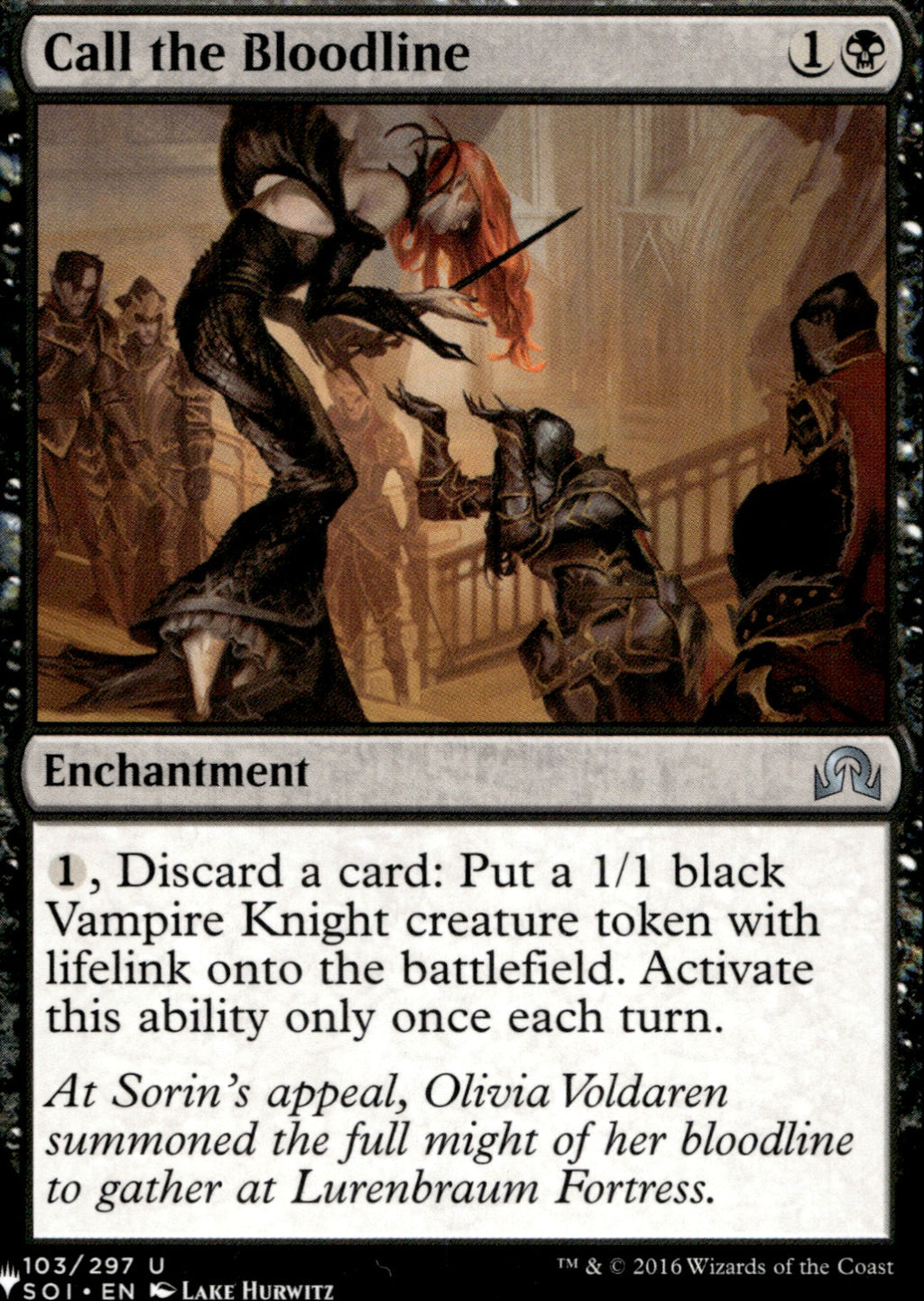 Call the Bloodline #103 Shadows over Innistrad NM