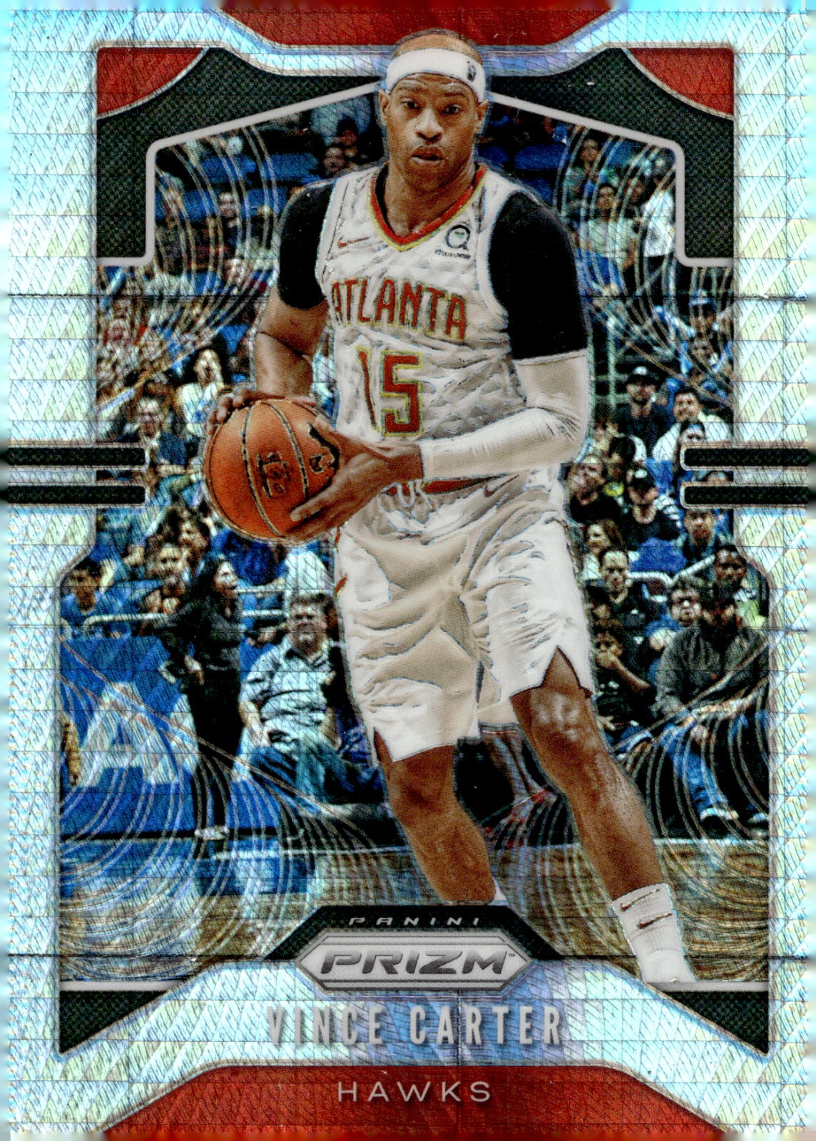 Vince Carter #33 2019-20 Panini Prizm Prizms Hyper Atlanta Hawks NM