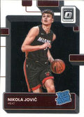 Nikola Jovic #224 RC 2022-23 Donruss Optic Base Miami Heat NM