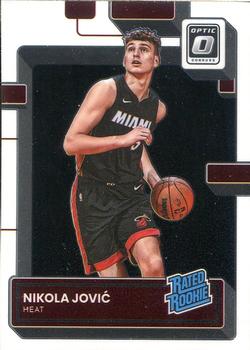 Nikola Jovic #224 RC 2022-23 Donruss Optic Base Miami Heat NM