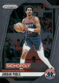 Jordan Poole #85 2024-25 Panini Prizm Monopoly Base Washington Wizards NM