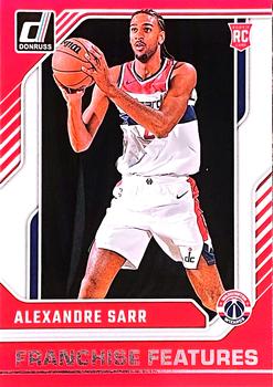 Alexandre Sarr #30 2024-25 Donruss Franchise Features Washington Wizards NM